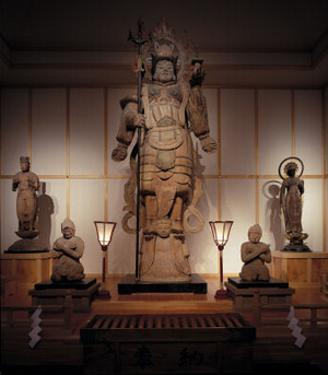 photograph：Tobatsu Bishamonten Standing Statue