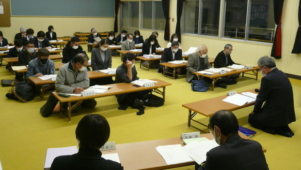 第1回統合準備委員会（11月30日・笹間第一小学校）