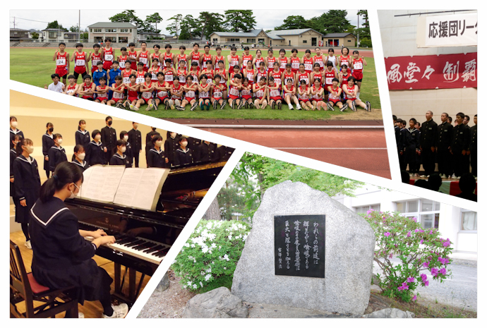 令和8年度花巻中学校コラージュ写真