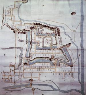 地図1：花巻城之図（江戸時代末）