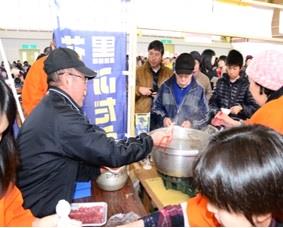 写真：好地鍋祭りの様子