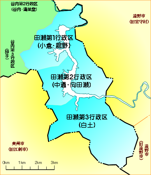 田瀬地区地図