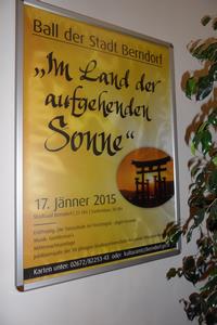 写真：ベルンドルフ市舞踏会のポスター