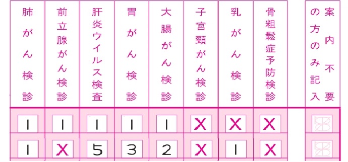 申込書の画像です