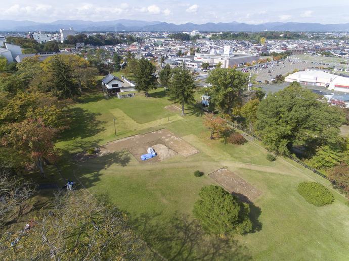 令和元年度の発掘調査の写真（東から）