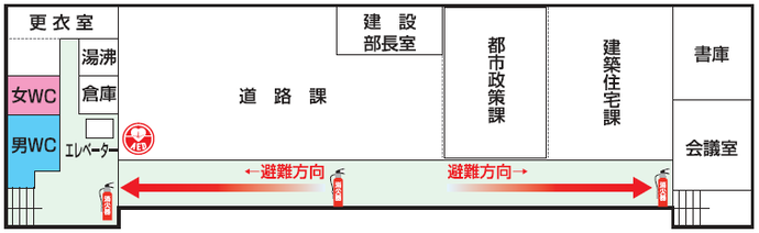 画像：新館案内図（3階）