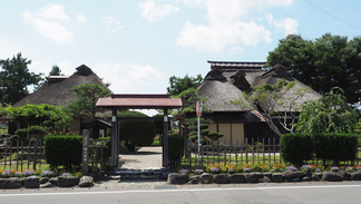 桜町に保存されている江戸時代の同心屋敷。