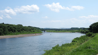 花巻イギリス海岸 南側からの風景