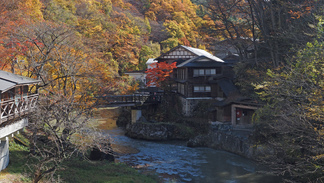 大沢温泉の風景