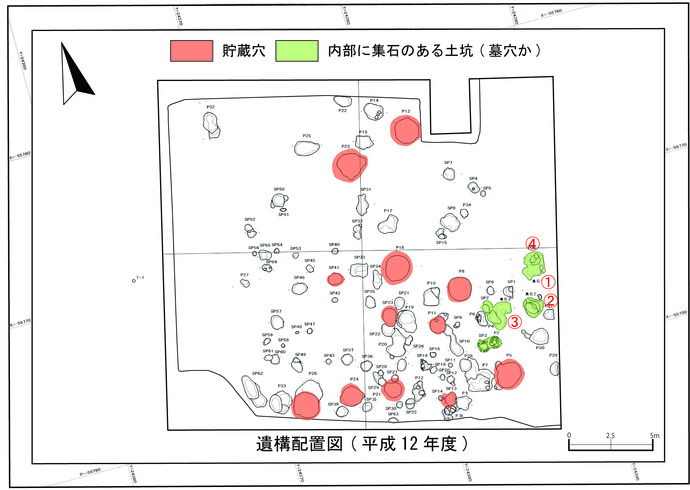 遺構配置図(平成12年度調査)