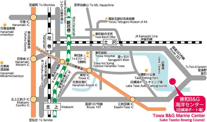 東和B&G海洋センターマップ