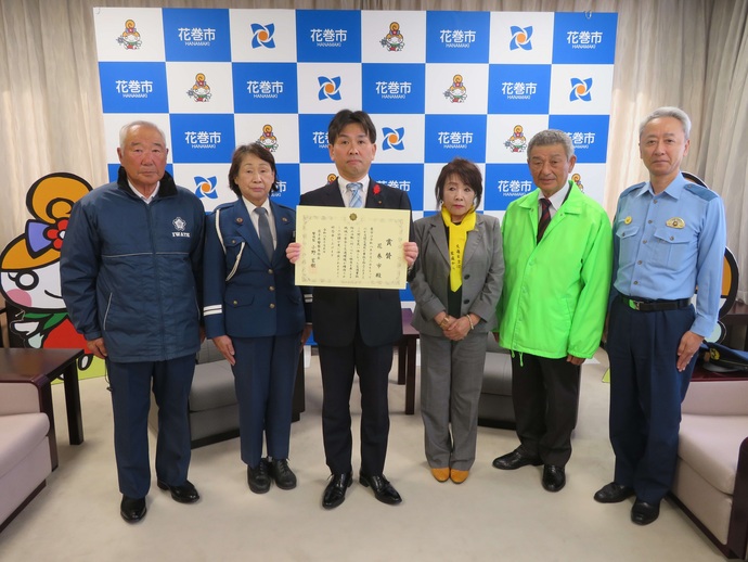 伝達式の様子