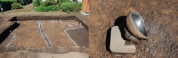 似内遺跡の発掘写真