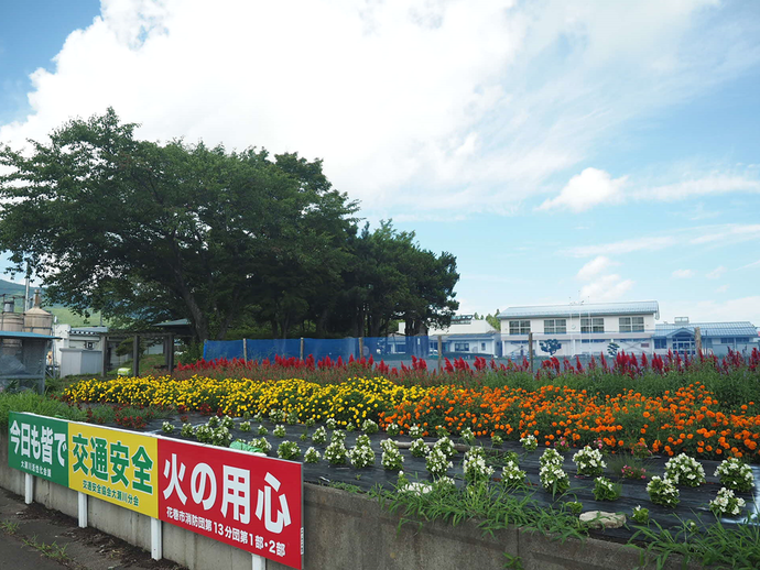 石鳥谷第8区自治公民館「大瀬川運動公園南花壇」