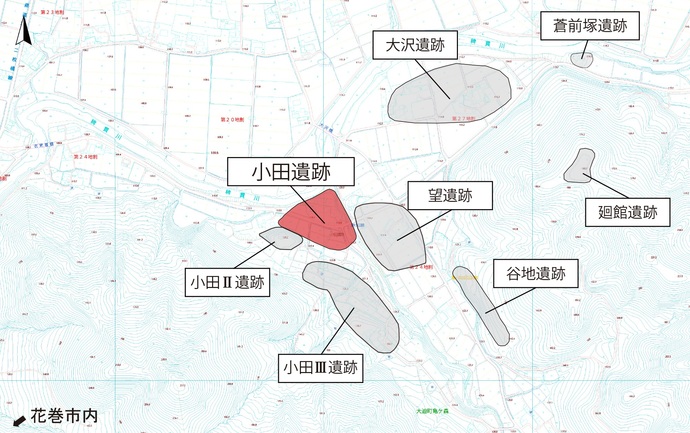 遺跡位置図