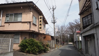 写真：昭和な古い旅館（菊屋旅館・花巻市大通り）