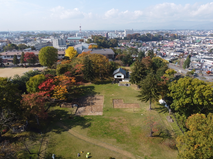 令和3年度の発掘調査空撮写真