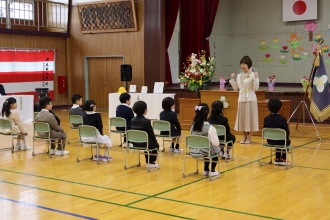 入学式の様子