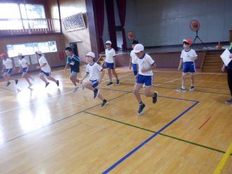 陸上教室の様子