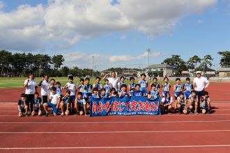 陸上記録会集合写真