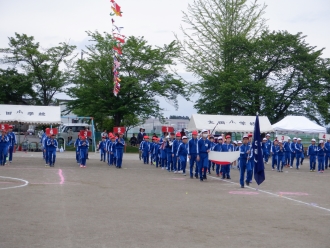 選手入場