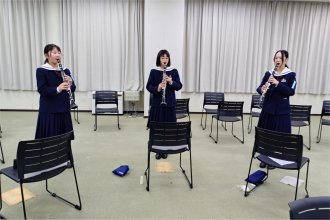 アンサンブルコンテストに向けた練習の様子2