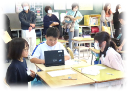 4年生の授業参観