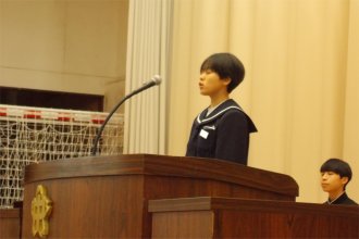 生徒会役員挨拶