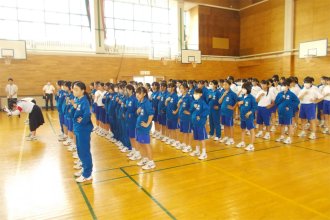 応援する生徒