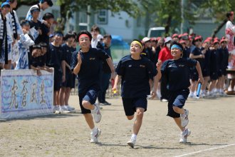 全員リレーの様子