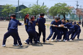 綱引きの様子
