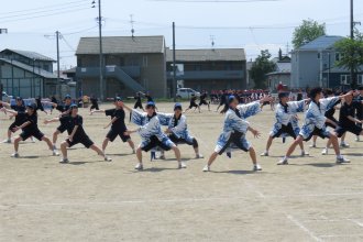 蒼組の応援合戦