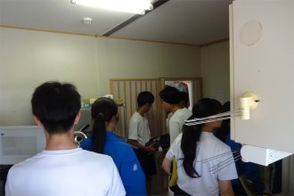 仮設住宅体験館の見学2