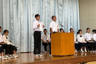 立候補者の演説2