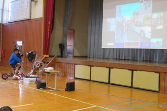 交通安全教室 シュミレーター体験
