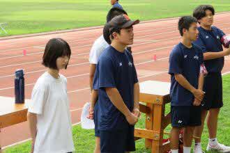 市陸上大会選手団