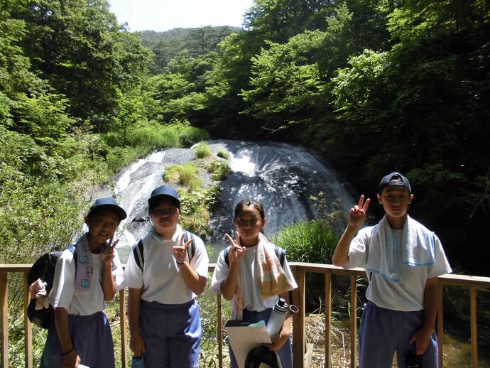 釜淵の滝
