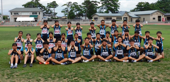 陸上選手集合写真