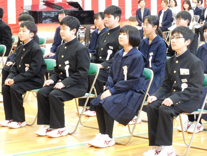 入学式の様子