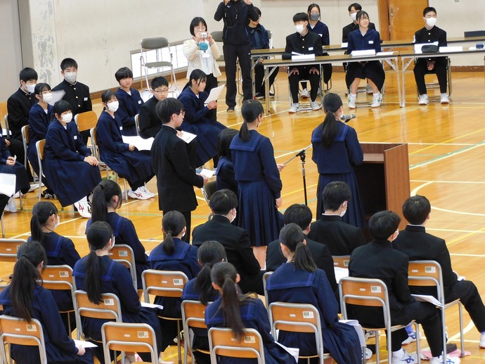 生徒会発表