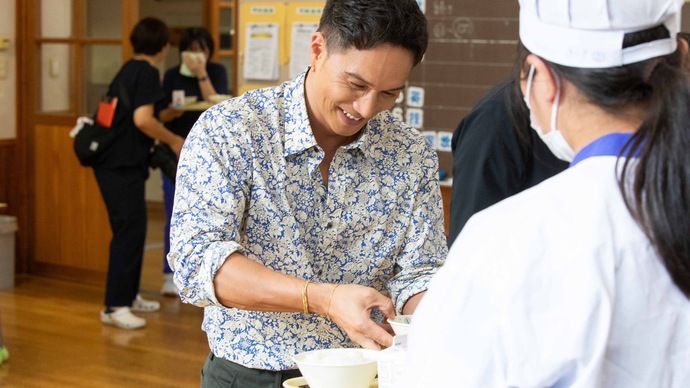 配膳の様子