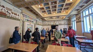 写真：スティルクラッセンの教室見学の様子（1）