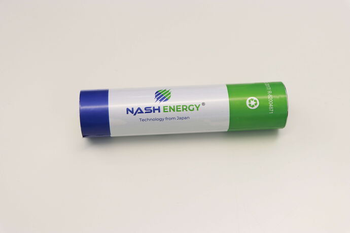 開発された電池(円筒状)