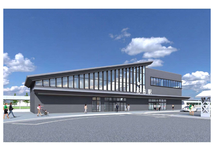 東口の外観イメージ図