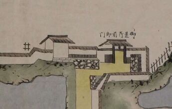 御台所前御門の絵図面