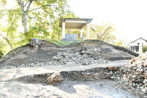 枡形西辺石垣の写真