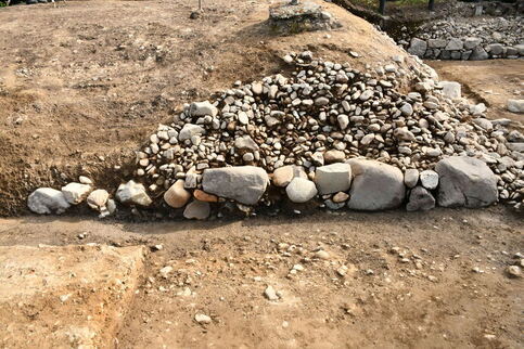 枡形東辺石垣北面の写真