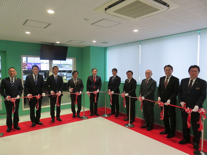 いわて消防指令センター開所式テープカット