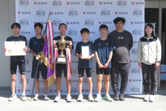 優勝した本校男子チーム