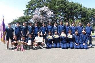 選手団で記念撮影